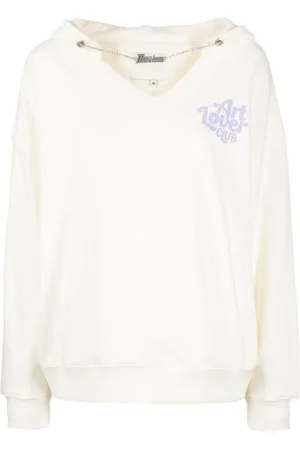 Musium Div. Logo-print jersey hoodie