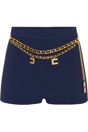 Elisabetta Franchi Chain link-detailing shorts