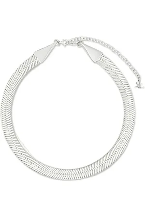 Courrèges Snake-chain choker necklace