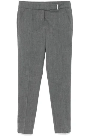 BARBARA BUI Logo-debossed trousers