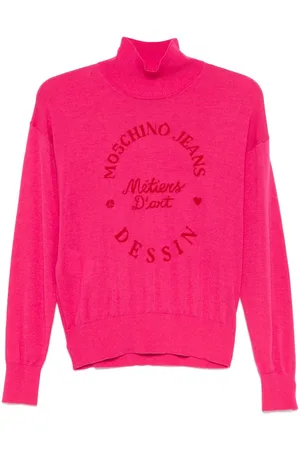 Moschino Intarsia-logo sweater
