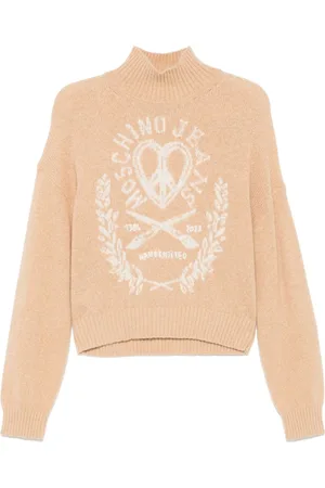 Moschino Intarsia-logo sweater