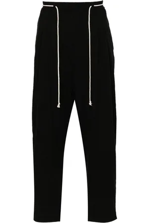 Mordecai Pleated drawstring trousers
