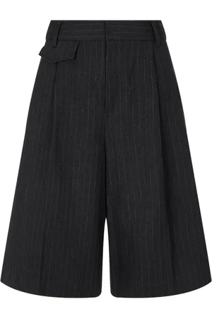 Studio Tomboy Pinstriped tailored shorts