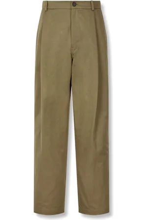 Studio Tomboy Pintuck-detail wide-leg trousers
