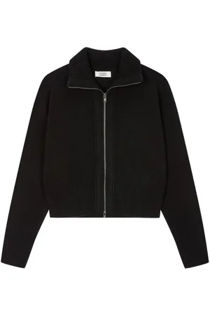Studio Tomboy High-neck zip-up cardigan