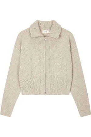 Studio Tomboy High-neck zip-up cardigan