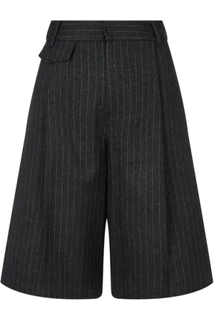 Studio Tomboy Pinstriped tailored shorts