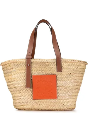Loewe 21st Century Large Raffia Basket tote bag
