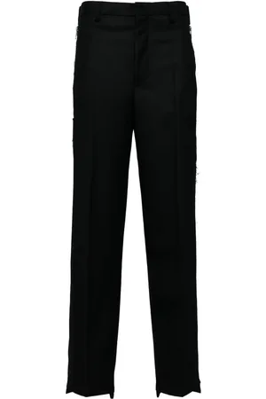UNDERCOVER Distressed-finish straight-leg trousers