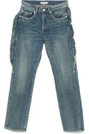 UNDERCOVER Frayed-detailed jeans