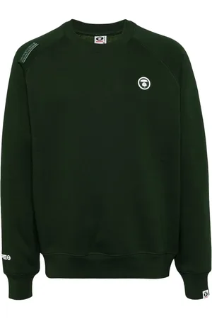 A Bathing Ape Logo patch sweatshirt
