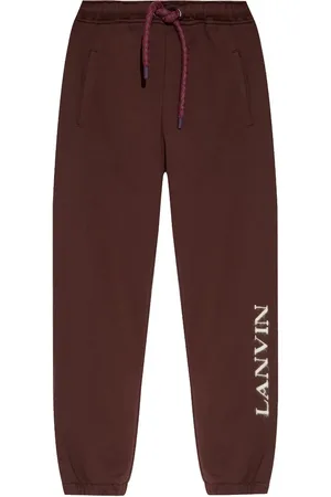 Lanvin Logo-embroidered track pants