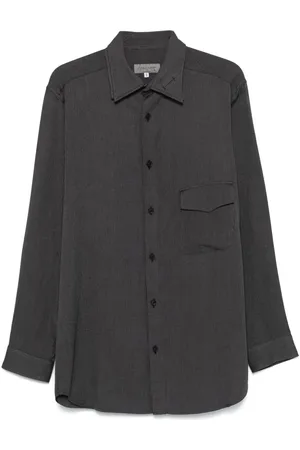 YOHJI YAMAMOTO Herringbone-pattern shirt