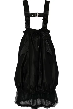 NOIR KEI NINOMIYA Drawstring hem dress