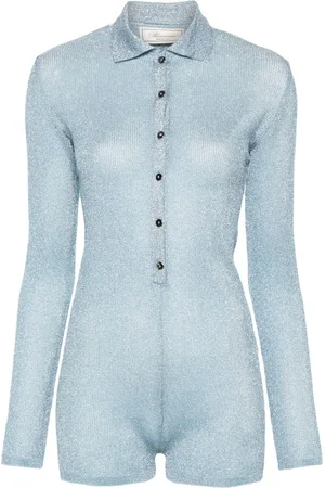 BLUMARINE Lurex knit jumpsuit