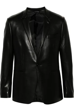 ERALDO Faux-leather blazer