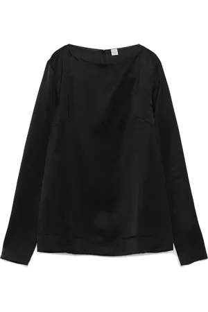 Totême Long-sleeve satin top