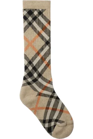 Burberry Check-print socks