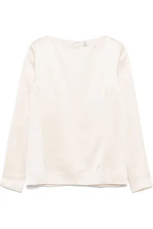 Totême Long-sleeve satin top