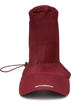 MELITTA BAUMEISTER Logo-print pleated cap
