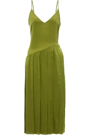 J.W.Anderson Ribbon-panel midi dress
