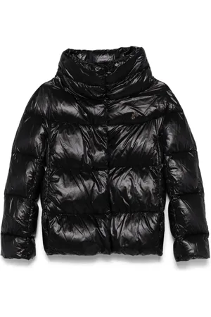 HERNO Logo-plaque puffer jacket