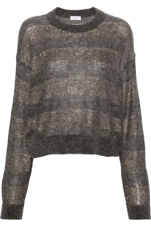 Brunello Cucinelli Sequin-detailed sweater