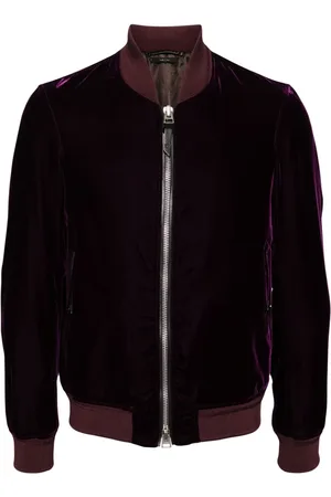 Tom Ford Velvet varsity jacket
