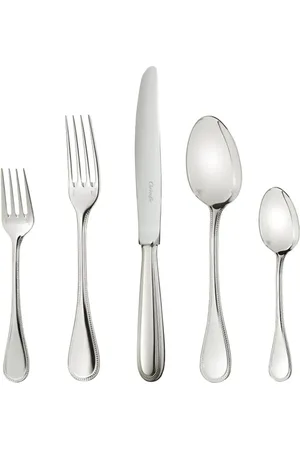 Christofle Perles five-piece -plated flatware