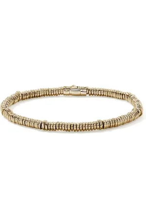 John Hardy 14kt yellow Heishi bracelet