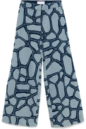 GENNY Abstract-pattern jeans