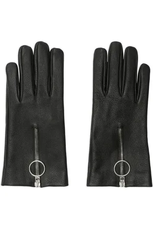 Burberry Zipped leather gloves