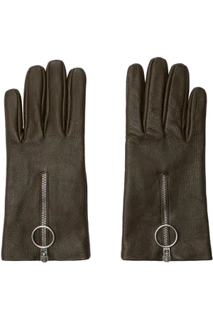 Burberry Zipped leather gloves