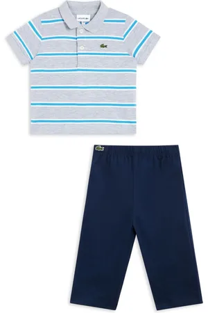 Lacoste Logo-appliqué trousers set