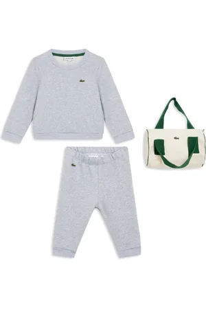 Lacoste Logo-appliqué cotton tracksuit set