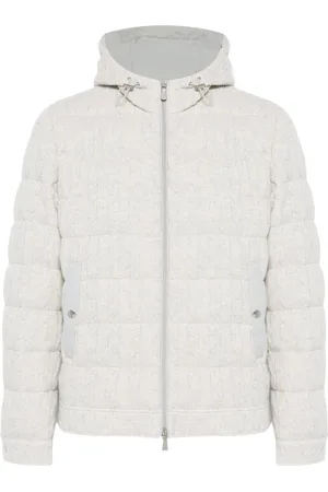ELEVENTY Cable-knit puffer jacket