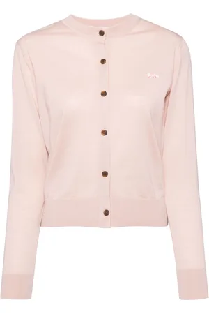 Maison Kitsuné Appliqué logo cardi-coats