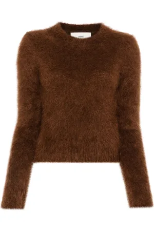 Ami Brushed-knit sweater