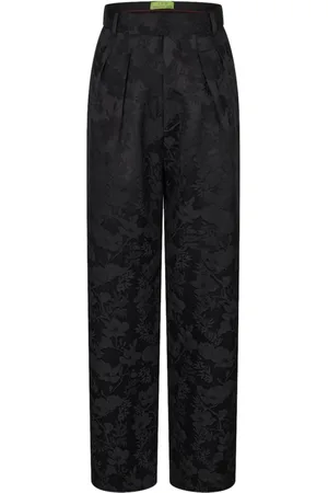 SHANGHAI TANG Jacquard straight trousers