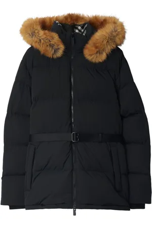 Burberry B Shield-appliqué puffer coat