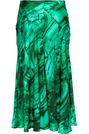Roberto Cavalli Graphic print skirt