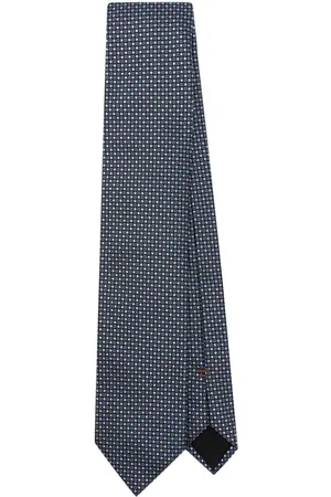 Ermenegildo Zegna Patterned-jacquard tie