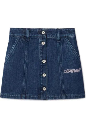 OFF-WHITE Bookish denim skirt