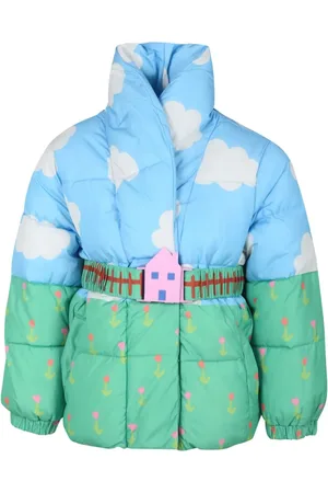 Stella McCartney Farmyard-print puffer jacket