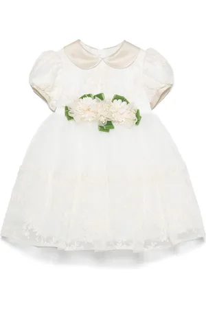 COLORICHIARI Floral-embroidered dress