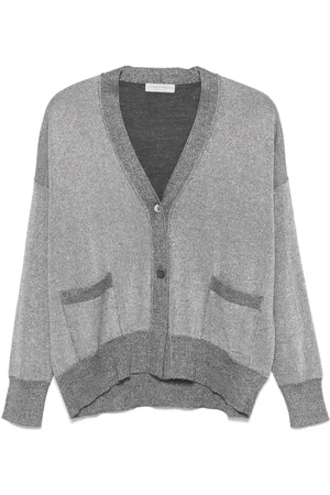 LE TRICOT PERUGIA Lurex detail cardigan