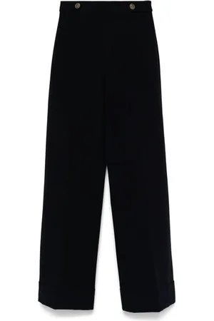 Twin-Set Cady high-waist trousers