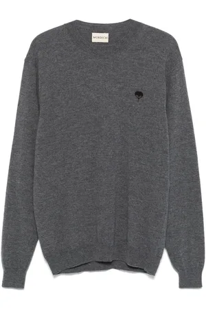 Mordecai Intarsia-logo sweater