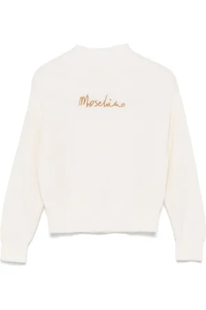 Moschino Logo-embroidered jumper
